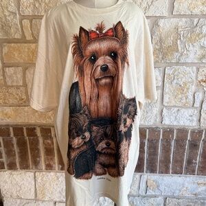 Vintage 90’s Yorkie t shirt